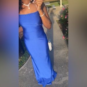 Prom/homecoming nice royal blue dress only been worn once.